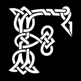 Celtic Initials - F stencil - Lettering