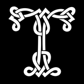 Celtic Initials - T stencil - Lettering