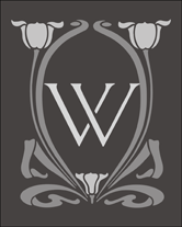 Art Nouveau Monogram stencil - Lettering