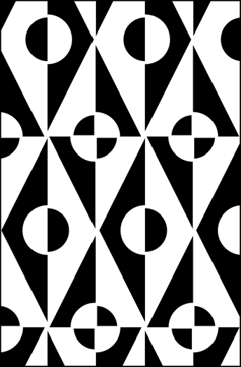 Rhombus  stencil - Modern Design