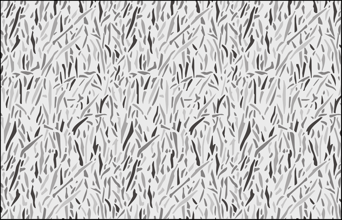 Grass stencil - Modern Design