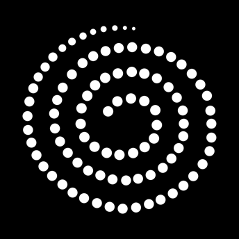 Spiral stencil - Modern Design