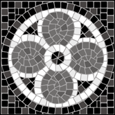 Click to see the actual Corner/Tile No 1 stencil design.