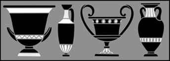 Urns stencil - Regency and Empire 