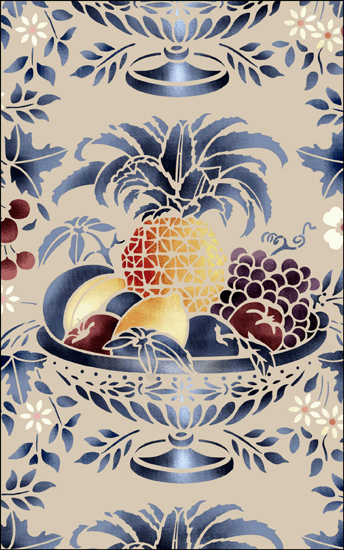 Fruit Basket stencil - USA Inspired