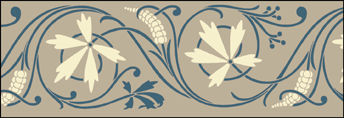 Prairie Flower stencil - USA Inspired