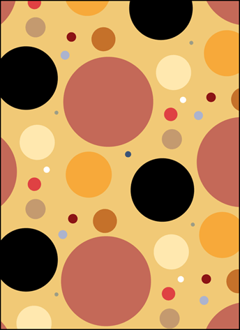 Polka Dots stencil - Vintage