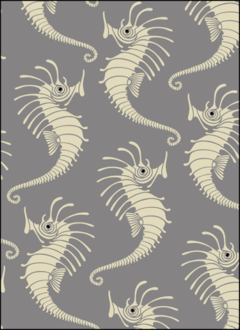 Seahorses stencil - Vintage