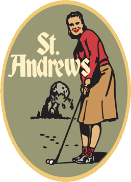 St Andrews stencil - Vintage