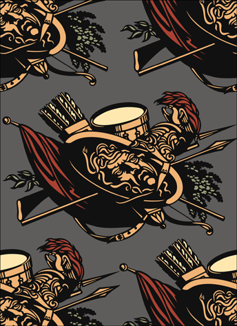 Dragoons stencil - Vintage